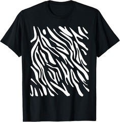 Funny Zebra Print Zebra Pattern Graphic Costume Kids Women T-Shirt