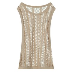 Sexy Men’s T-Shirt Mesh Fishnet Sleeveless Undershirt Muscle Hollow Out Tank Top