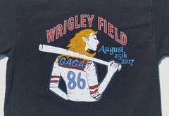 Lady Gaga 2017 Wrigley Field Concert T Shirt Little Monsters Chicago Cubs
