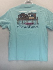 Vineyard Vines Men’s Medium Dockside Lobster Island Paradise Short Sleeve NWT