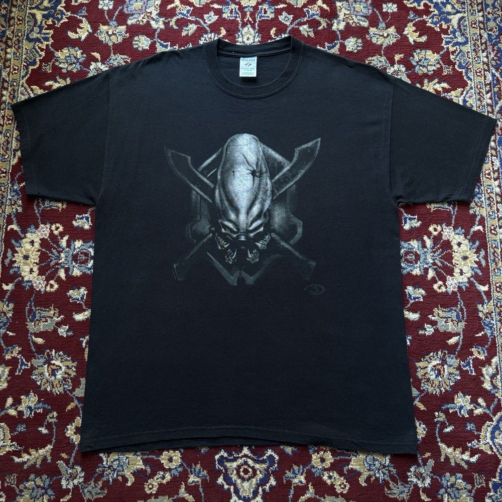 Vintage 2007 Halo 3 Legendary Xbox 360 Bungie Promo Video Game T-shirt Y2k 2000s