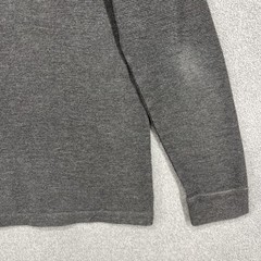 CSG Thermal Shirt Mens Medium Charcoal Gray Waffle Knit Long Sleeve Crewneck