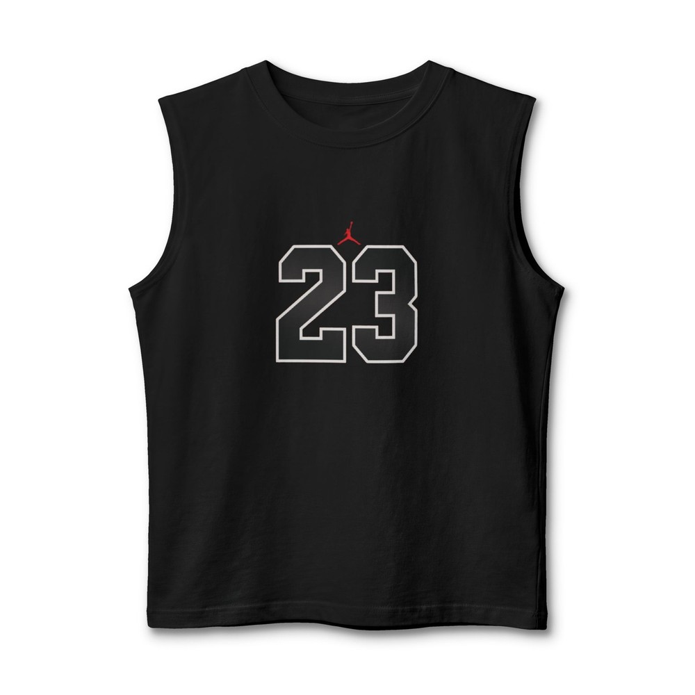 Number 23 Tank Top | Basketball Jumpman Logo Athletic Tank