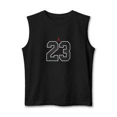 Number 23 Tank Top | Basketball Jumpman Logo Athletic Tank