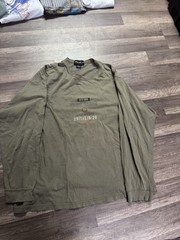 Eddie Bauer Men’s Vintage 90s Army Green With Graphic Design