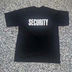 PRO5 SUPER HEAVY WEIGHT T-SHIRT BLACK TEE Security Work Shirt Or Costume L (44)