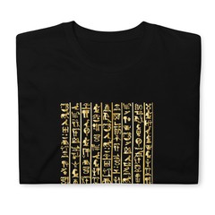 Ancient Egypt Hieroglyphics T-Shirt, Egyptian Pyramid History Kemetic Gift Idea