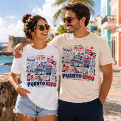 First Time In San Juan Puerto Rico – funny virial boricua song – Unisex T-shirt