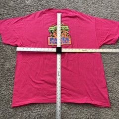 Vintage Pleasanton Pasta Festival T Tee shirt 80s Single Stitch Pink XXL
