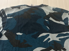 ADIDAS TREFOIL BLUE CAMO SIZE XL SHORTS SLEEVE T-SHIRT…SEE DESCRIPTION’