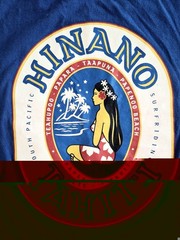Hinano Tahiti Blue Tee Shirt South Pacific Men’s Women’s Small Polynesian