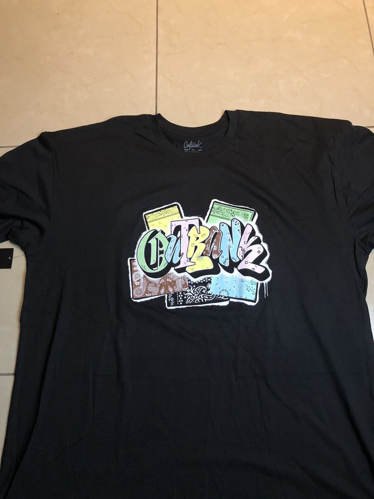 outrank black Shirt Size Xl
