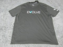 Nike Shirt Mens 2XL Gray EVOLVE Short Sleeve Dri-Fit Crew Neck Athletic