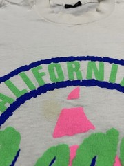 Vintage 90’s Single Stitch California Beach Club White T Shirt Size XL Rare Vtg