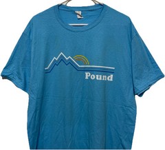 Pound Men’s Aquatic Blue T-Shirt Size Large