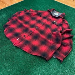 Vintage Field and Stream Red and Black Button-Down Flannel Shirt Adult XL