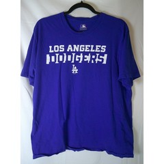 Mens MLB Los Angeles Dodgers Graphic T-Shirt Royal Blue Large LA Logo Tee