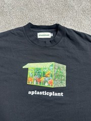 Aplasticplant Shirt Mens XL BLACK Environmentalist Green House A Plastic Plant