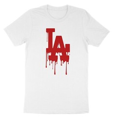 LA Drip, California, Los Angeles Red, Blue, Graphic Design Hip Hop Men’s T-Shirt