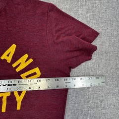 Cleveland Is The City T-Shirt Mens M Maroon Homage Tri-blend Graphic Made in USA