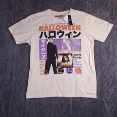 Halloween Michael Myers Laurie Strode Scream Queen Mens Med Shirt NEW Japanese