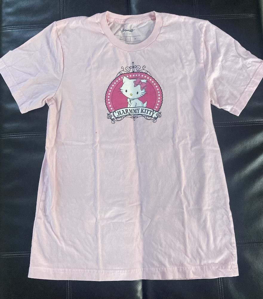 Hello Kitty Charmmy Kitty Sanrio Pink T-shirt Sz M Charmy – Rare