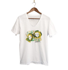 Vintage White Laugh Garden Birmingham AL Alabama Comedy Club T Shirt Sz Medium