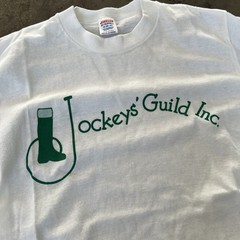 Vintage jockey’s Guild Inc. T-shirt medium single stitch jerzees Read” Vtg 80s