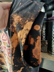 Vintage Iron Maiden The Trooper Bleach Wash Tank Top Muscle Tee Cut Off Size M L