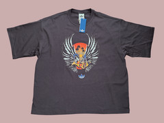 Adidas Originals LA Wings Retro Tee Utility Black Oversized T-Shirt Men’s Sz L