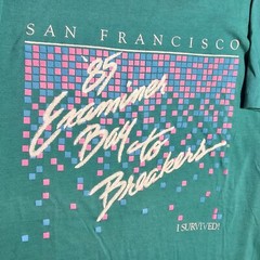 Vtg 80s Bay To Breakers T-shirts Mens M/S SF Marathon 85 86 88 90 Vaporwave SS