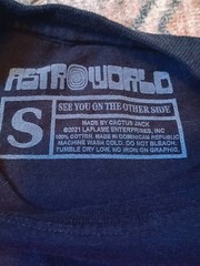 Travis Scott Astroworld Festival 2021 T-Shirt Size S