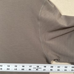 BYLT Drop Cut LUX Premium Long/S Mens M Brown Casual Stretch Crew Base Layer