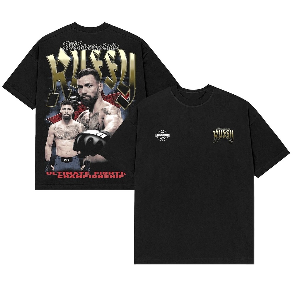 COMBATWEAR Mauricio Ruffy UFC Freedom 250 T-Shirt – Black
