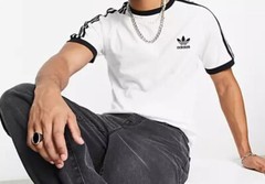 NEW MENS ADIDAS ORIGINALS 3-STRIPES CALIFORNIA TREFOIL TEE SHIRT ~SIZE XL IA4846