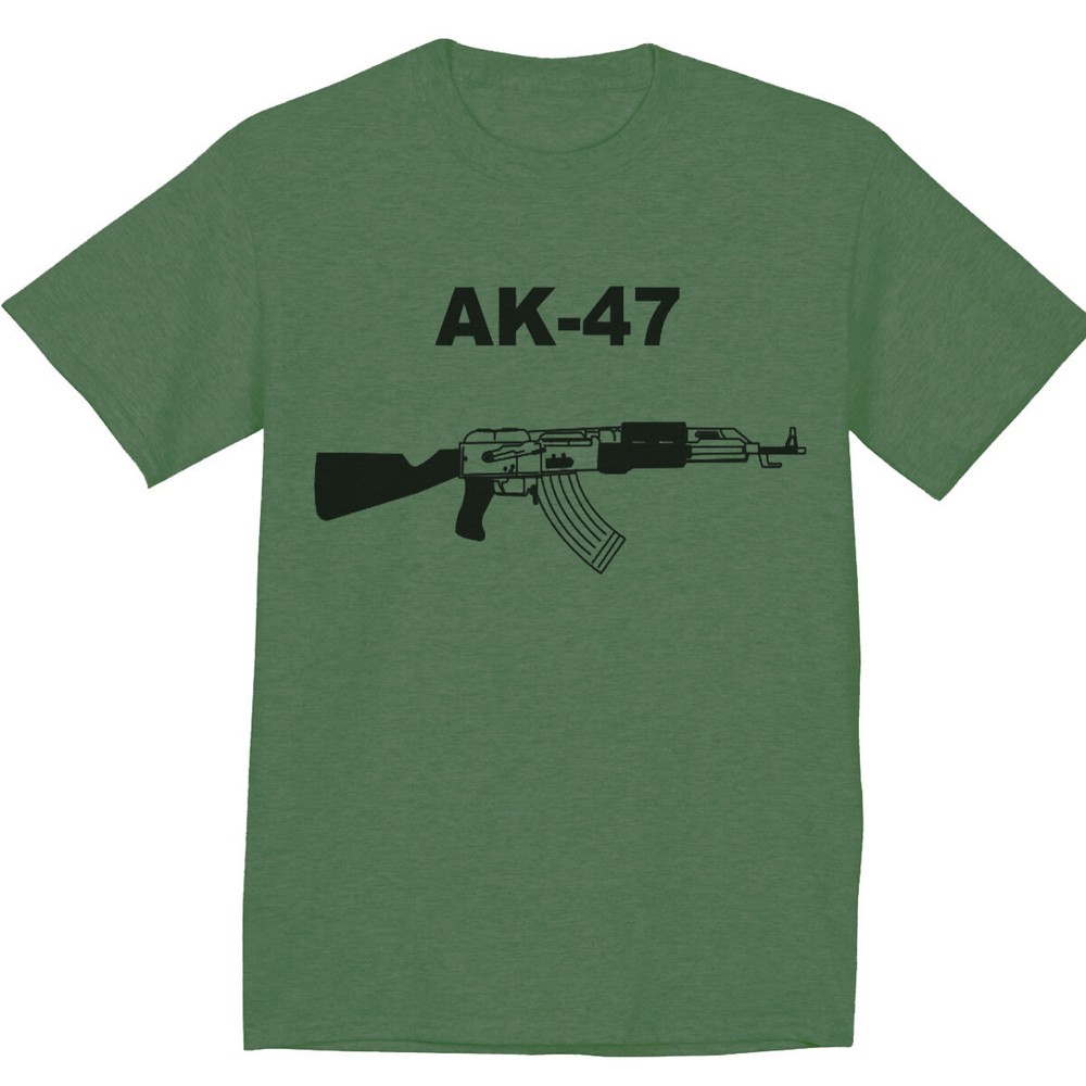 2nd Amendment Gun Rights AK47 T-shirt Mens Graphic Tees Gear AK-47