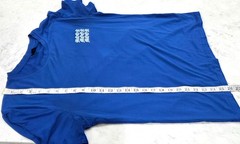 Romwe Mens Royal Blue Graphic Print Oversized T-Shirt Size S