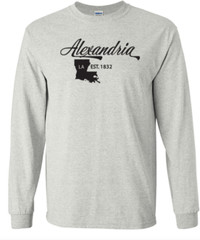 Alexandria Louisiana T-Shirt Long Sleeve Graphic tee