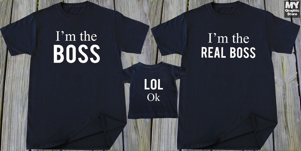 Father Son Family Matching T-shirts Funny Mom Daughter Dad Baby Christmas Gifts