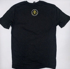 Large Charcoal Men’s Short Sleeve T-shirt 50% Polyester, 25% Cotton, 25% Rayon