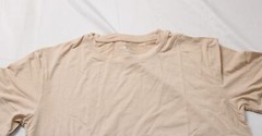 Shein Men’s Cartoon Character Letter Print Round Neck T-Shirt AP2 Apricot Medium