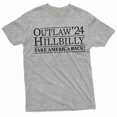 Men’s Trump 2024 T-shirt funny outlaw Hillbilly for president tee DJT trump tee