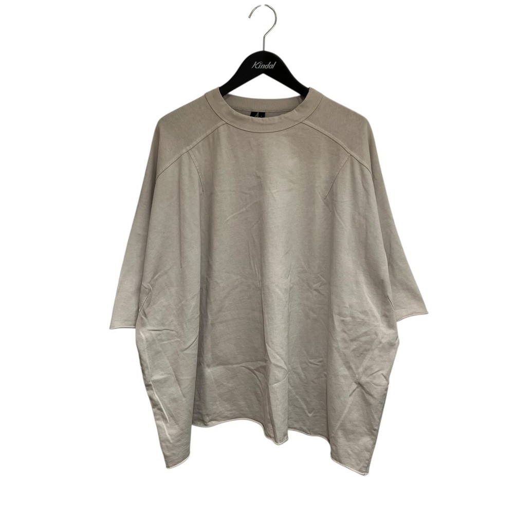 ENTIRE STUDIOS ES2487 T-Shirt Ivory L Short Sleeve Heavy Dart 1713