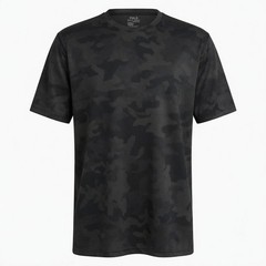 Polo Ralph Lauren Performance XLT Black Camouflage Mesh Short Sleeve T-Shirt EUC