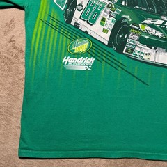Dale Jr 88 Amp Energy NASCAR Racing T Shirt Green XL 2008 Hendrick Impala SS
