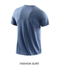 SlimFit CHRLCK Men’s Quick Dry Running T-Shirt Breathable Sports Gym Fitness Top