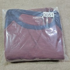 Arizona Jean T-Shirt Mens Large Red Blue 100% Cotton Knit Raglan Sleeve Pullover