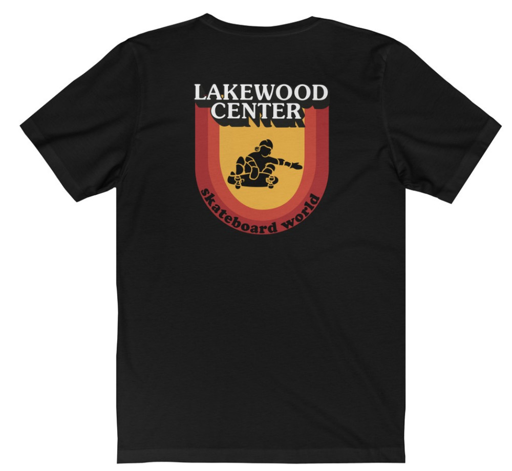 Lakewood Skatepark t-shirt Sims Skateboard deck Dogtown skateboard