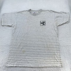 Vintage Maui Hawaii Whale Striped Shirt Mens Large Nature surf beach USA 90s Tee