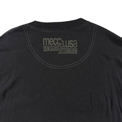 Vtg Mecca USA Style Scienz Scine Day One T Shirt Size 3XL Black Y2K Embroidered